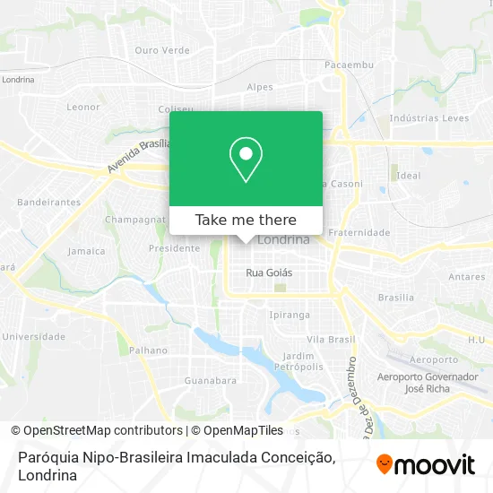 Paróquia Nipo-Brasileira Imaculada Conceição map