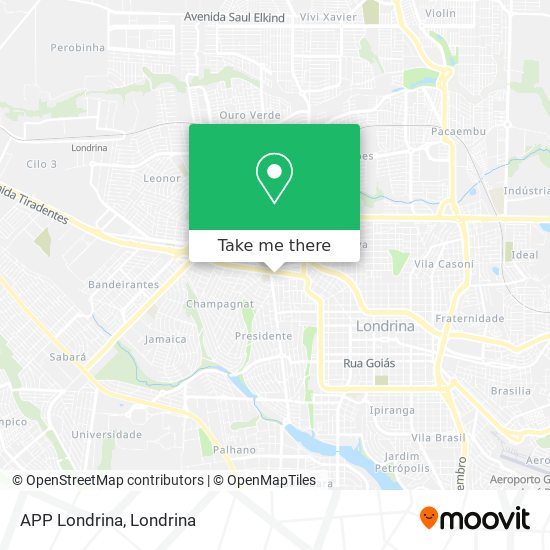 APP Londrina map