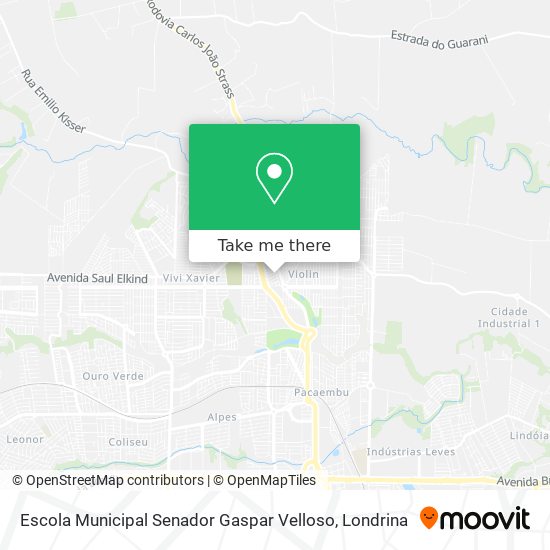 Escola Municipal Senador Gaspar Velloso map