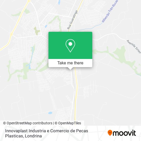 Mapa Innovaplast Industria e Comercio de Pecas Plasticas