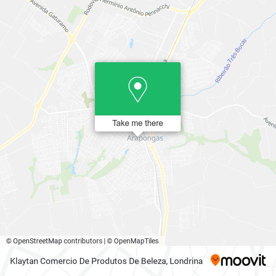 Mapa Klaytan Comercio De Produtos De Beleza