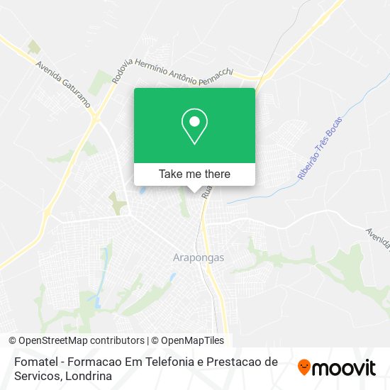 Fomatel - Formacao Em Telefonia e Prestacao de Servicos map