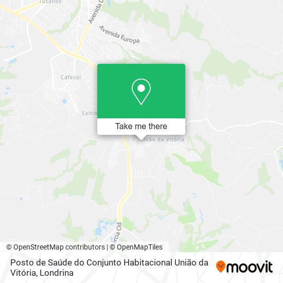 Posto de Saúde do Conjunto Habitacional União da Vitória map
