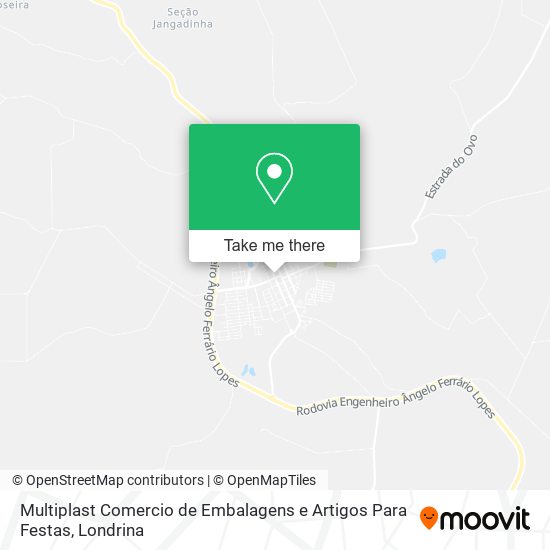 Multiplast Comercio de Embalagens e Artigos Para Festas map
