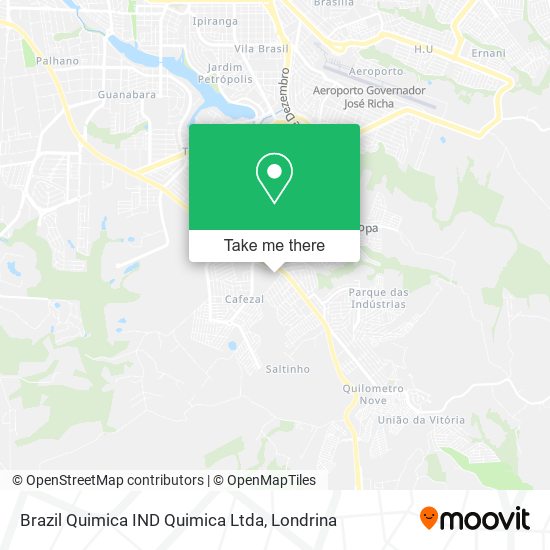 Brazil Quimica IND Quimica Ltda map