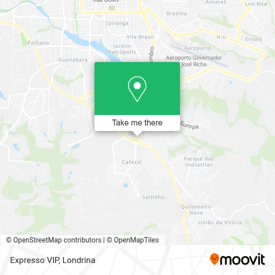 Expresso VIP map