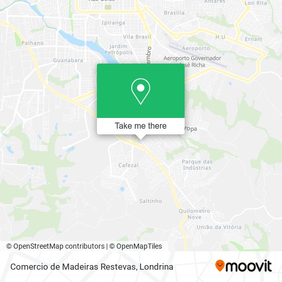 Comercio de Madeiras Restevas map