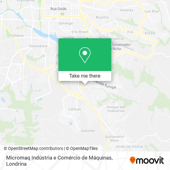 Micromaq Indústria e Comércio de Máquinas map