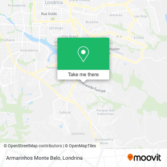 Armarinhos Monte Belo map