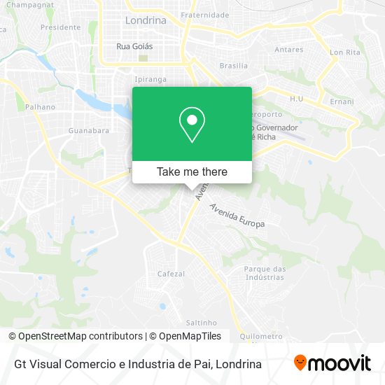 Gt Visual Comercio e Industria de Pai map