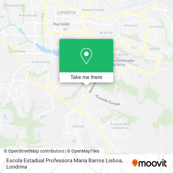 Escola Estadual Professora Maria Barros Lisboa map