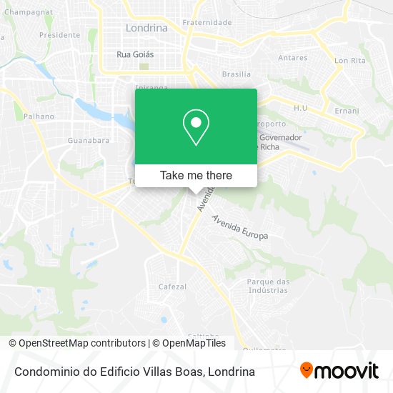 Mapa Condominio do Edificio Villas Boas