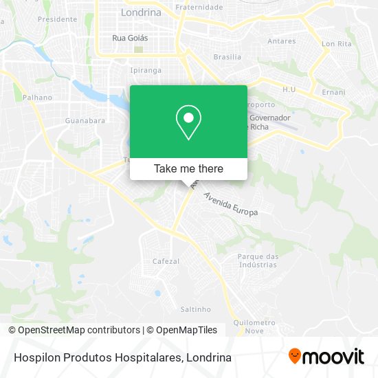 Mapa Hospilon Produtos Hospitalares