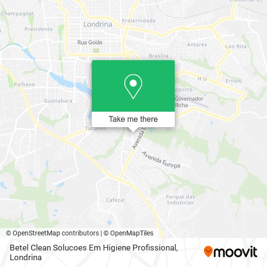 Betel Clean Solucoes Em Higiene Profissional map