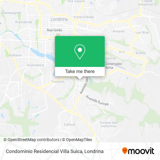 Condominio Residencial Villa Suica map