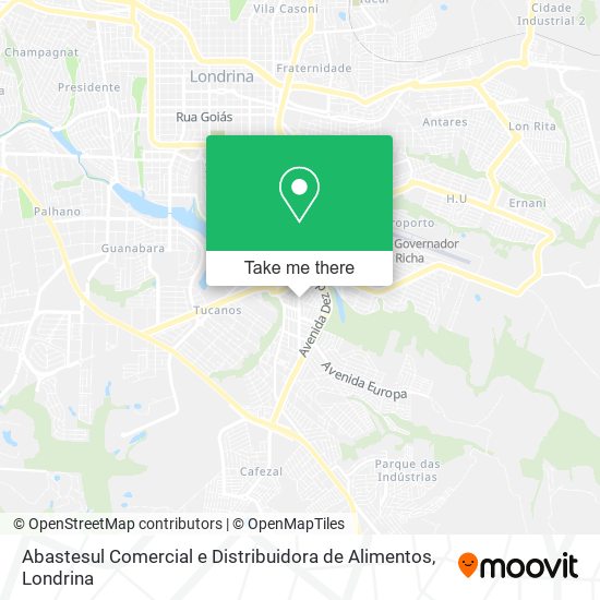 Abastesul Comercial e Distribuidora de Alimentos map