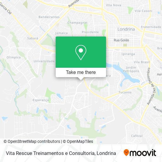 Vita Rescue Treinamentos e Consultoria map