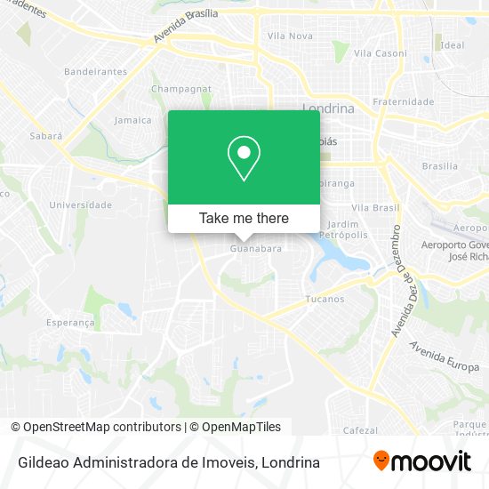 Mapa Gildeao Administradora de Imoveis