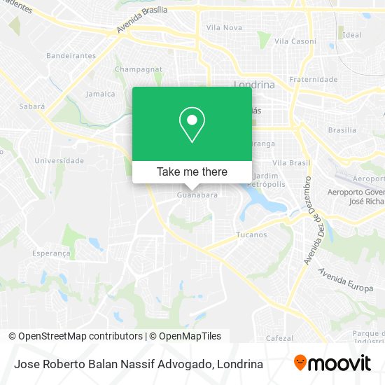 Jose Roberto Balan Nassif Advogado map