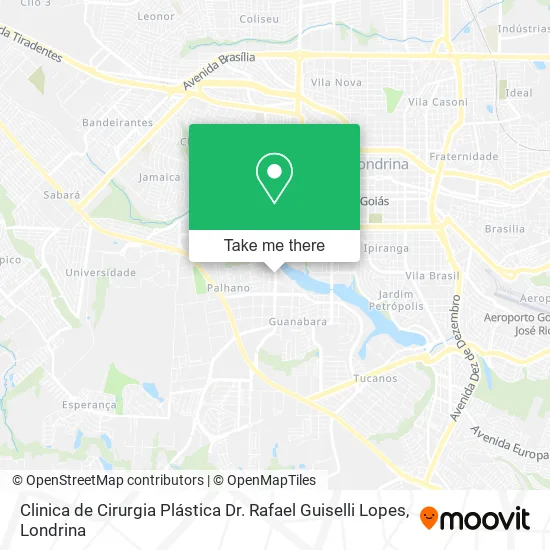 Clinica de Cirurgia Plástica Dr. Rafael Guiselli Lopes map