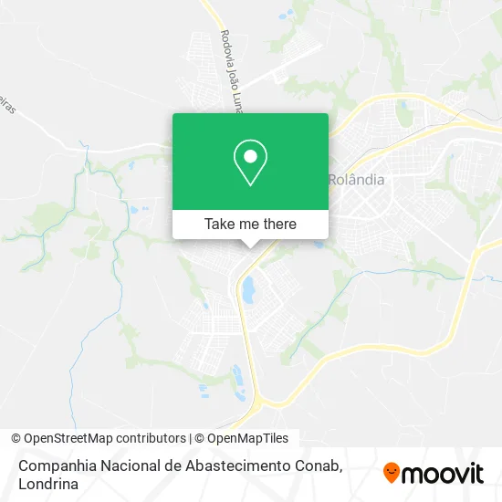 Companhia Nacional de Abastecimento Conab map