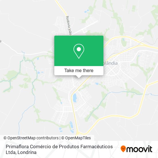 Primaflora Comércio de Produtos Farmacêuticos Ltda map