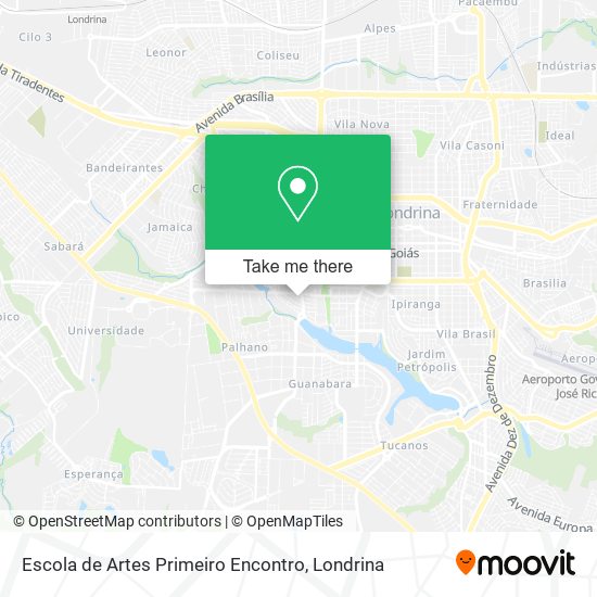 Escola de Artes Primeiro Encontro map