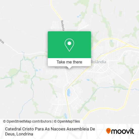 Catedral Cristo Para As Nacoes Assembleia De Deus map