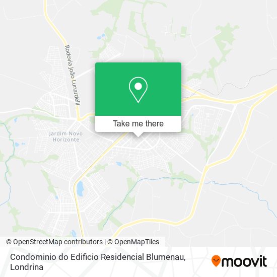 Condominio do Edificio Residencial Blumenau map