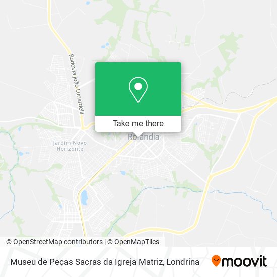 Mapa Museu de Peças Sacras da Igreja Matriz