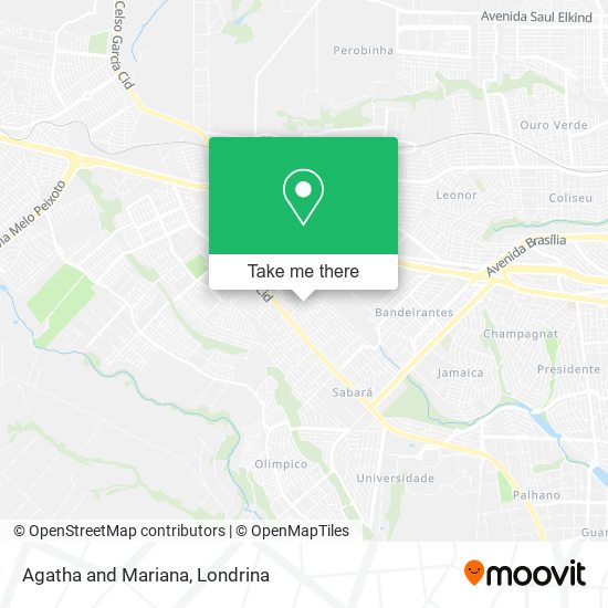 Agatha and Mariana map