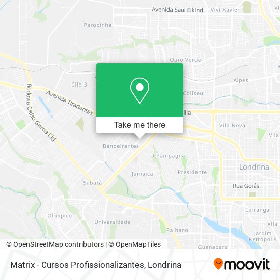 Matrix - Cursos Profissionalizantes map