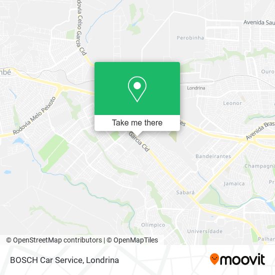 BOSCH Car Service map