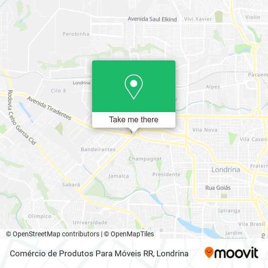 Comércio de Produtos Para Móveis RR map