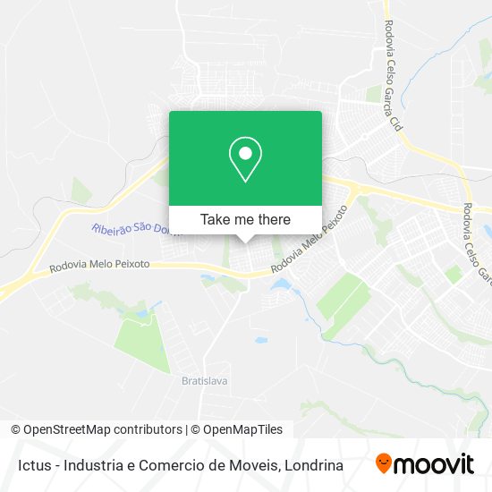 Ictus - Industria e Comercio de Moveis map