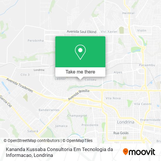 Kananda Kussaba Consultoria Em Tecnologia da Informacao map