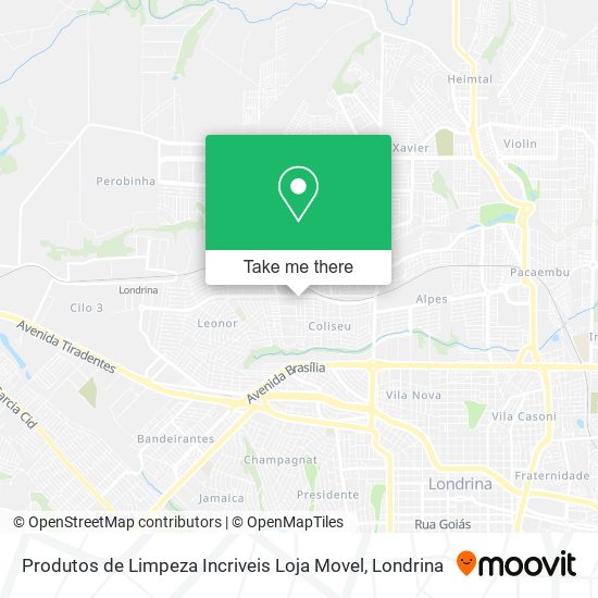 Produtos de Limpeza Incriveis Loja Movel map