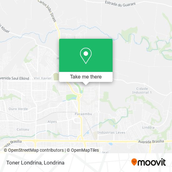 Toner Londrina map