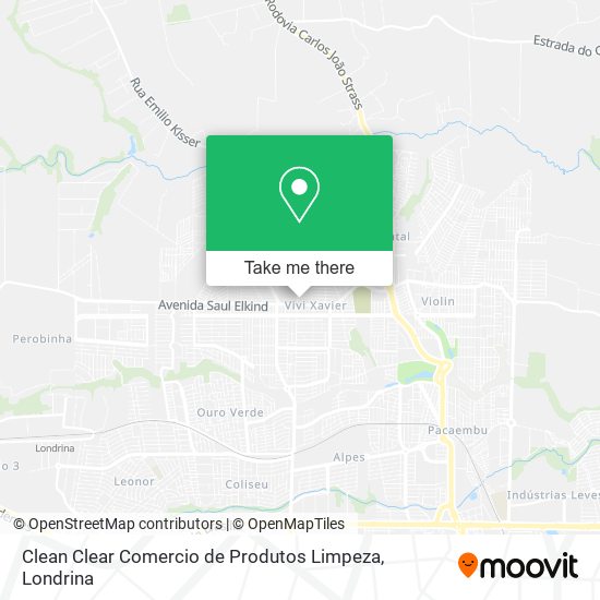 Clean Clear Comercio de Produtos Limpeza map
