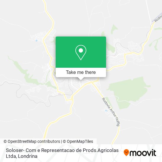 Mapa Soloser- Com e Representacao de Prods.Agricolas Ltda