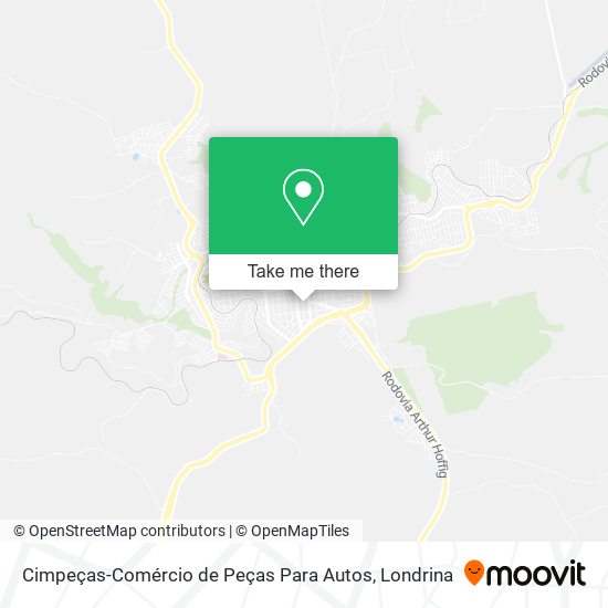 Mapa Cimpeças-Comércio de Peças Para Autos