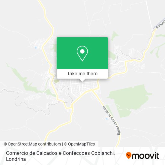 Comercio de Calcados e Confeccoes Cobianchi map