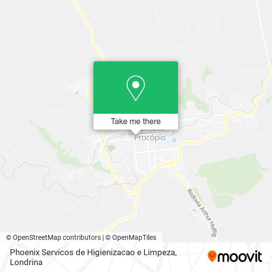 Phoenix Servicos de Higienizacao e Limpeza map