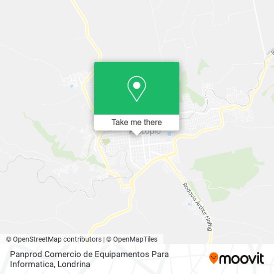 Mapa Panprod Comercio de Equipamentos Para Informatica