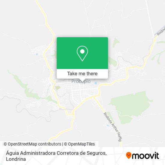 Águia Administradora Corretora de Seguros map