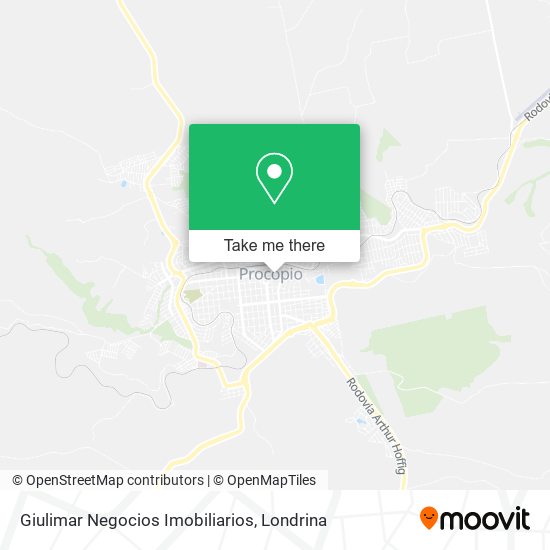 Giulimar Negocios Imobiliarios map