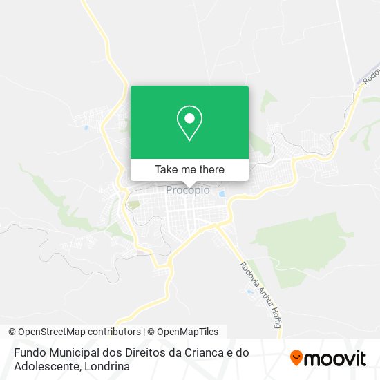 Mapa Fundo Municipal dos Direitos da Crianca e do Adolescente