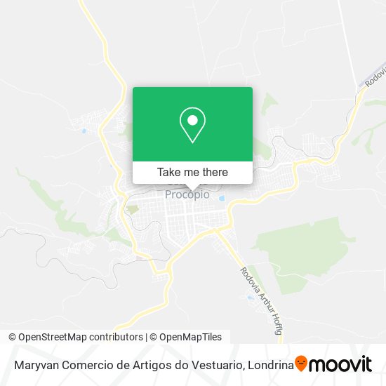 Maryvan Comercio de Artigos do Vestuario map