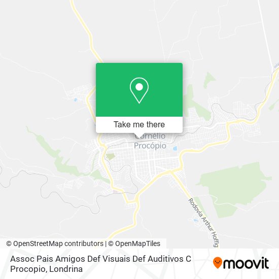 Assoc Pais Amigos Def Visuais Def Auditivos C Procopio map