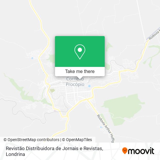 Revistão Distribuidora de Jornais e Revistas map